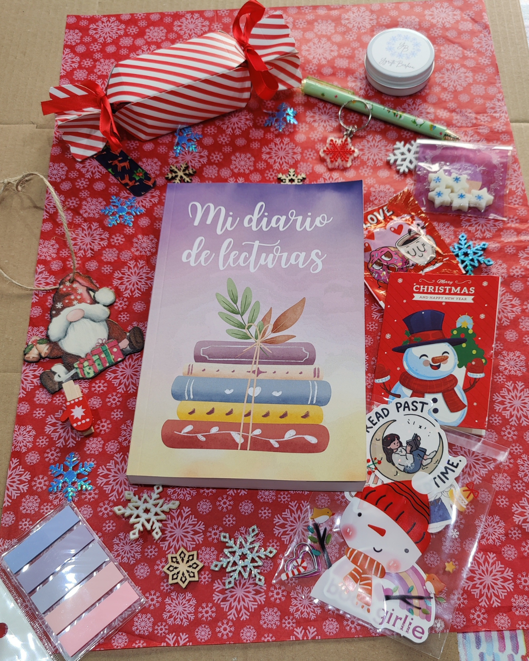 Caja literaria navideña