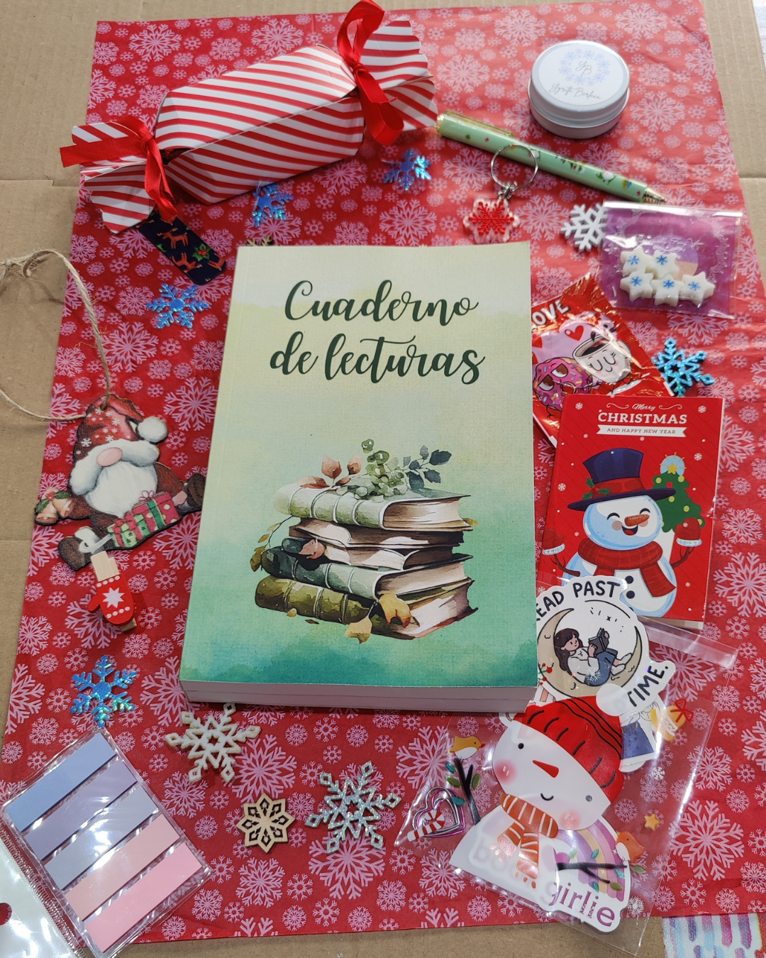 Caja literaria navideña