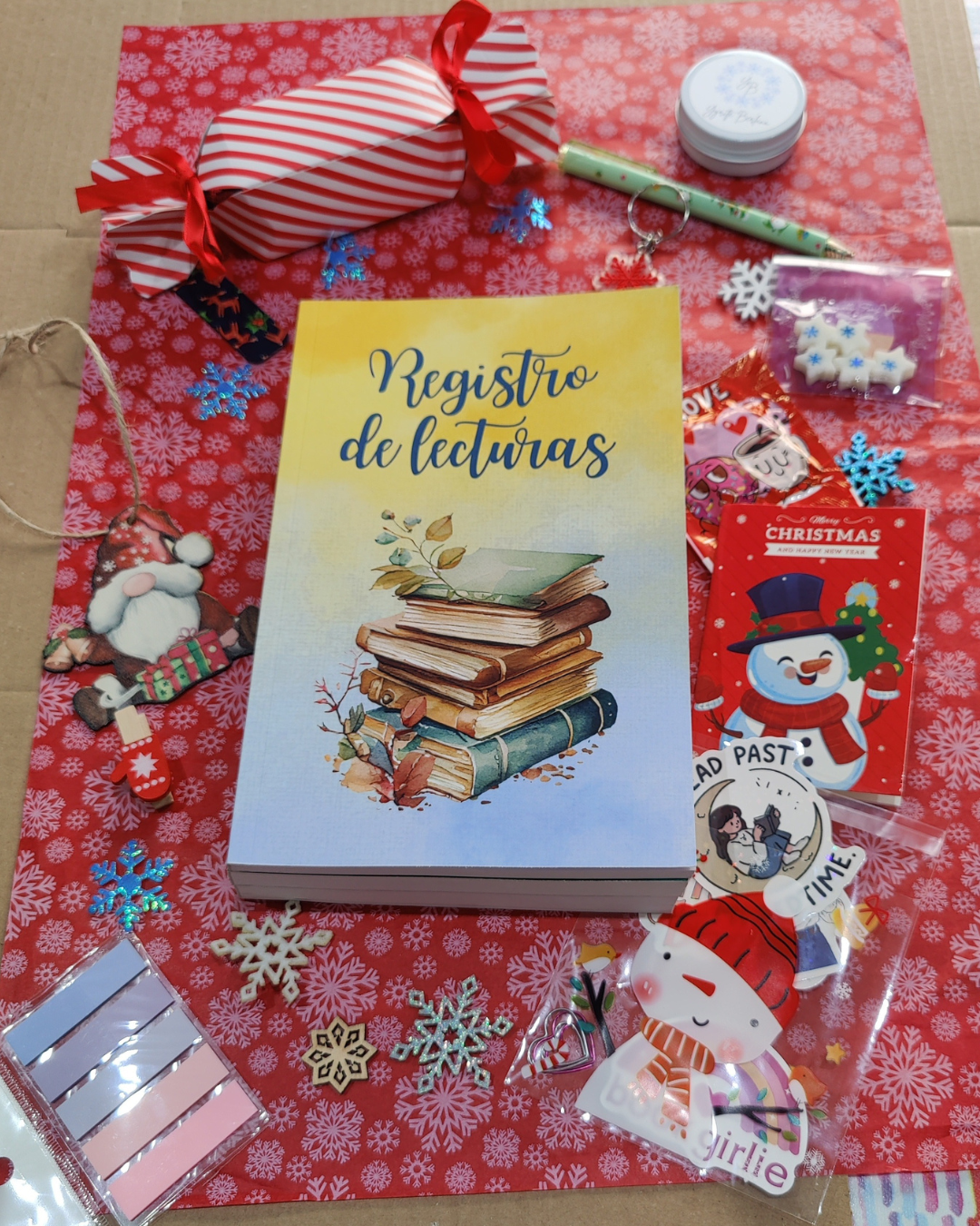 Caja literaria navideña